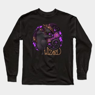 Wizard Cat - Videogame RPG Class V.1 Long Sleeve T-Shirt